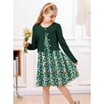 thumbnail image 4 of Aideaone Girls Casual Adjustable Strap Sleveless Dress Cardigan Set Size 5-12Y, 4 of 7