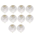 thumbnail image 2 of Ballon,10 Pcs Ballon en Latex Transparent Ballon de Fête Ballons à Confettis Élégants et Modernes, 2 of 8