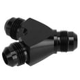 Coupler Union Fitting Splitter Black Anodized Coating Leak Proof Y