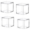thumbnail image 2 of 4pcs Durable strong Clear Acrylic Storage Boxes Organizer Containers Suitable For Wedding Functions Snacks Gift, 2 of 6