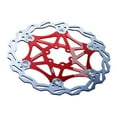thumbnail image 4 of Ximing Bike Disc Brake Rotor Floating Brake Disc Replacement 180/203mm - 203MM Red, 180mm, 4 of 10