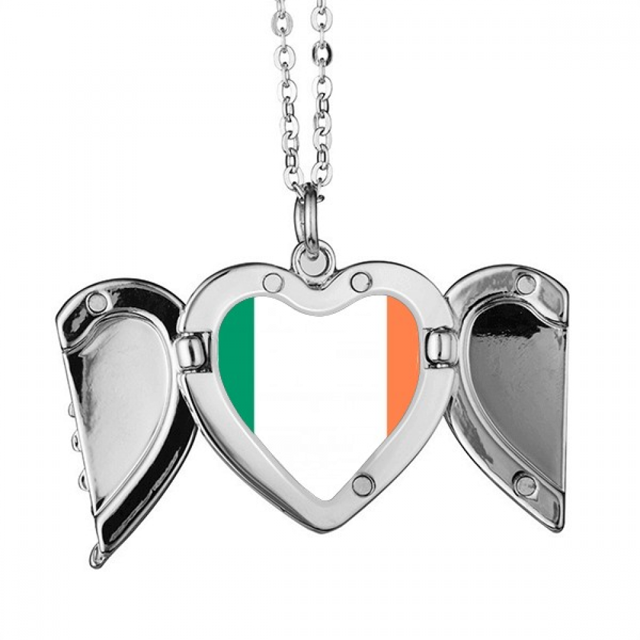 Ireland national flag Europa país Alas de ángel collar colgante regalo de moda Unbranded M