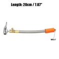 thumbnail image 3 of Adaptador de manguera de inflado de neum?ticos Flexible de 7,9 ", 1 Uds., mandril de aire de tama?o de rosca M6 con manguera para v?lvula de neum?tico est?ndar, rosca fina con v?lvula de liberaci?n de aire Unique Bargains mandriles para neumáticos de automóviles, 3 of 6