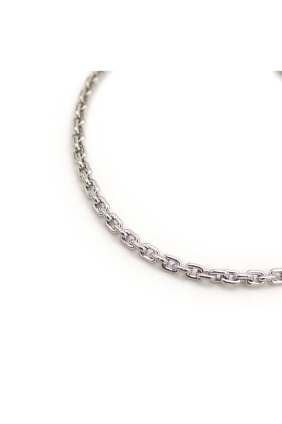 Pre-Owned LOUIS VUITTON Louis Vuitton 18KWG Azuki Chain Necklace 18K White Gold