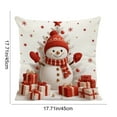 thumbnail image 5 of Christmas Decorative Throw Pillow Covers 18x18" Christmas Pillow Set Cushion Set Cushion Covers, 5 of 7