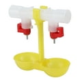 thumbnail image 2 of Ccdes Double Chicken Nipple Waterer Drinker Automatic Hanging Drinking Cup Poultry Use, 2 of 8