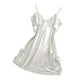 thumbnail image 5 of Camisón de verano para mujer, camisón corto de satén rockero S, 5 of 8