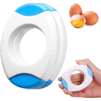 GroveEss Stainless Steel Egg Topper Opener - Handheld Egg Cracker & Shell Remover For Soft/Hard Boiled Eggs