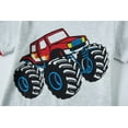 thumbnail image 5 of Little Boys Monster Truck Summer Pajamas Short Sets 100% Cotton Summer Shorts Set Toddler Truck Pjs 4T, 5 of 7