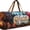 Style 2, variant on Hippie Journey Quilted Duffel Bag Hippie Van Travel Duffle Bag Boho Weekender Travel Overnight Luggage Bag Gym Tote Bags (Style 1, Medium (16" L x 8" W x 8" H))