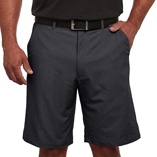 Pebble Beach Men's DryLuxe Performance Comfort Waist Shorts (Dark Gray