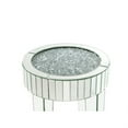 thumbnail image 2 of Acme Furniture 84712 Table d'Appoint, Miroir et Faux Diamants, 2 of 3