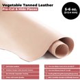 thumbnail image 2 of European Leather Work 5-6 oz. 2-2.4mm Vegetable Tanned Leather Pre-Cut Size: 12"x12" Full Grain Cowhide Leathercraft for Tooling, Engraving, Carving, Molding, Embossing, Stamping, & Dyeing, 2 of 9