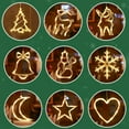 thumbnail image 6 of Secret Scope Christmas Window Lights - LED Suction Cup Decor (Snowman, Tree, Bell, Star), for Home & Store Display, 6 of 16