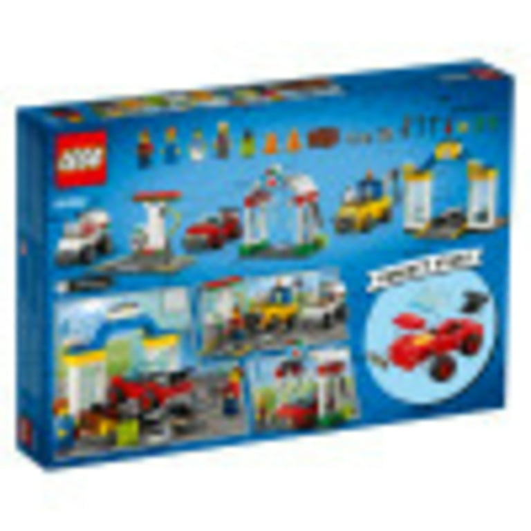 LEGO City Garage Center 60232 Preschool Kids Building Toy Truck Car Garage Gas Station Learning Play Kit 234 Pieces Walmart
