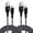 Black, variant on 2Pack 3FT Type C Charging Cable, Nylon Braided 3A Fast Charging USB C Cord, High Speed Data Sync, Durable Tangle-Free USB A to Type C Cable for Google Pixel, Samsung Galaxy, Moto, iPhone 15/16/17 Ser