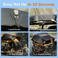 Naturnest Rooftop Tent Hard Shell, Easy Set Up Extra Large Roof Tent ...