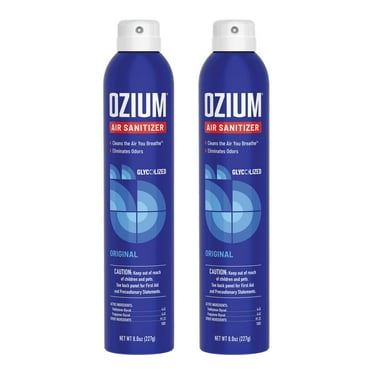 Ozium 8 Oz. Air Sanitizer & Odor Eliminator for Homes, Cars, Offices and More, Original Scent, Pack of 2