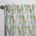 thumbnail image 3 of Designart 'Watercolor Floral Elements With Pattern' Country Curtain Panel, 3 of 5