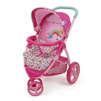 Baby Alive, Doll Stroller, Pink & Rainbow for Dolls up to 24