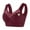 02#Deep Red, variant on Zen Chic Bras for Older Women Posture Correcting Wireless Seamless Senior Bra Mesh Full Coverage Bralette Plus Size Beige 36