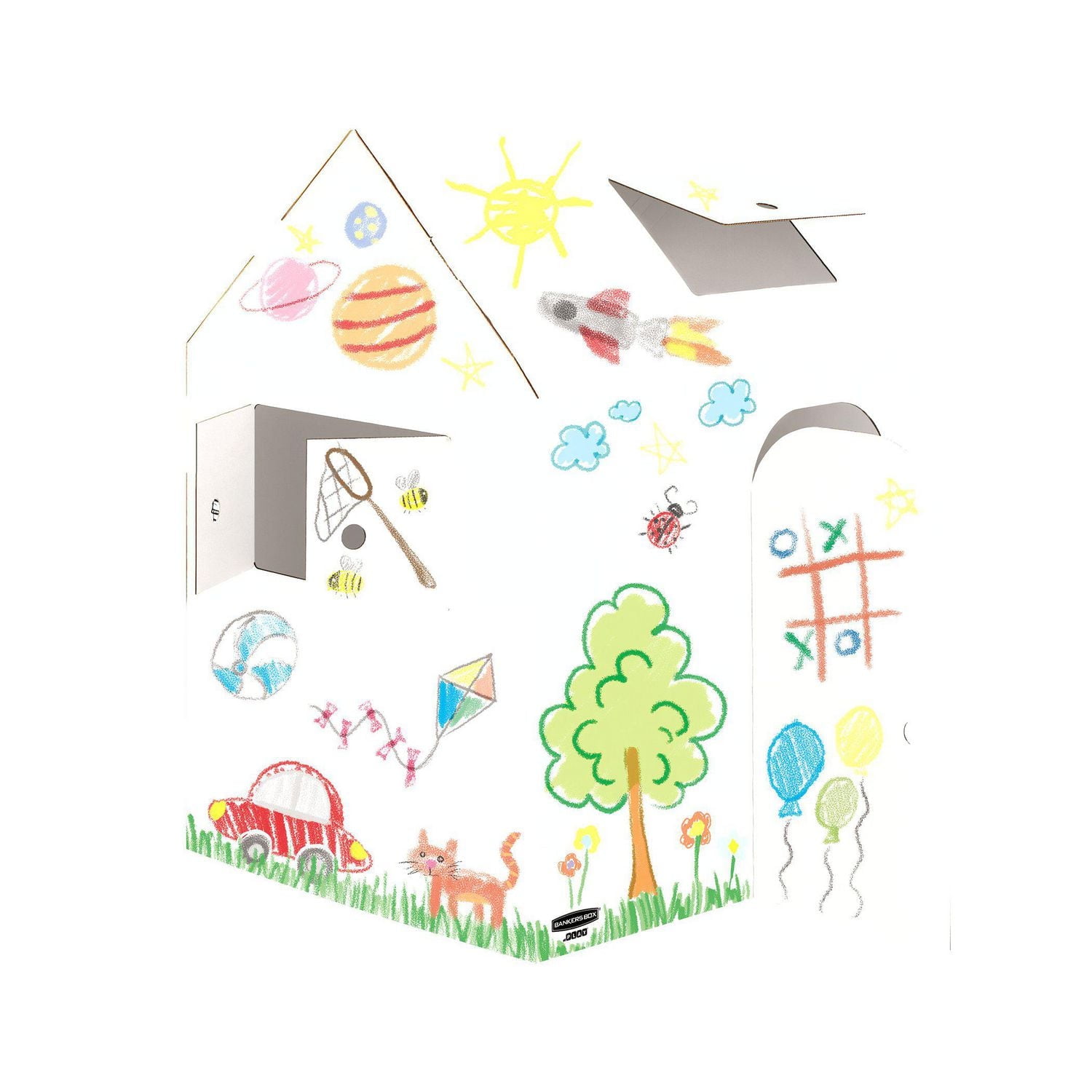 Bankers Box At Play Blank Playhouse, 1pk