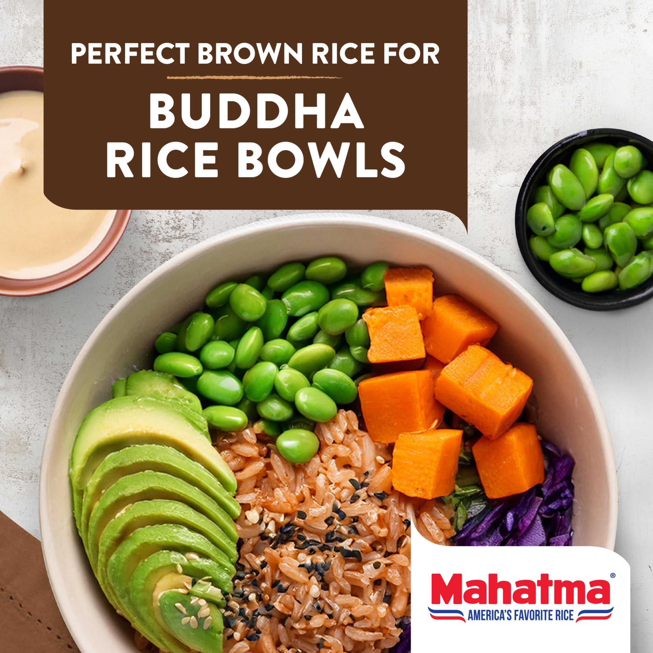 (3 pack) Mahatma Organic 100% Whole Grain Brown Rice, 2 lb Bag