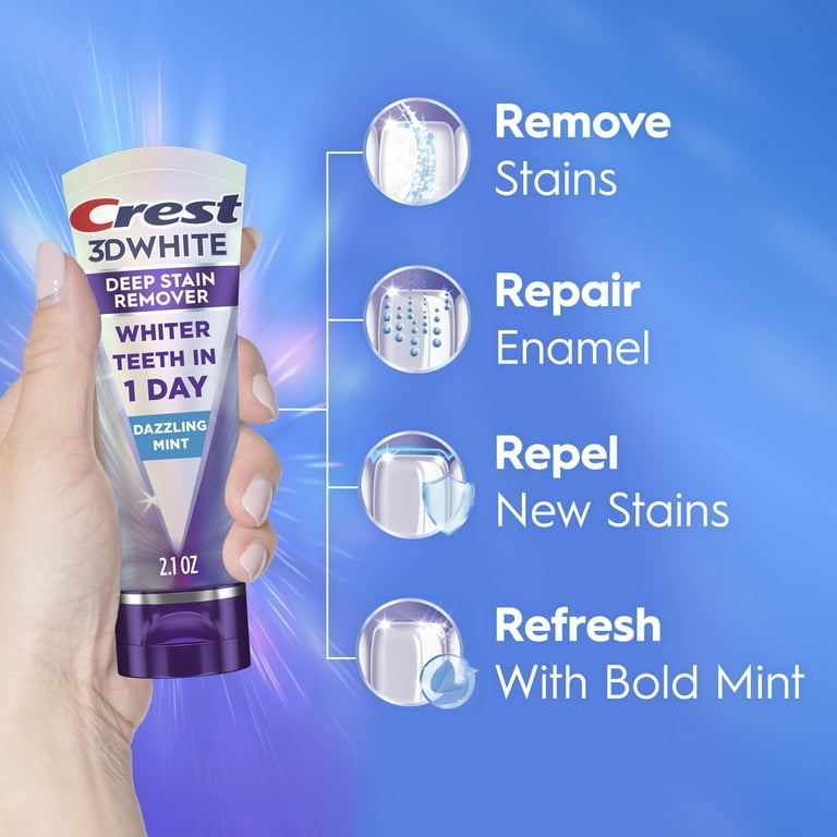 Crest 3DWhite Brilliance Deep Stain Remover Dazzling Mint