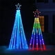thumbnail image 2 of Cono de luces animadas para árbol de Navidad, luces LED para patio, cadena de luces LED, resistente al agua IP44, decoración navideña para el hogar y exteriores, enchufe de EE. UU., 2 of 5