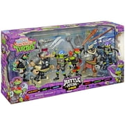 Teenage Mutant Ninja Turtles TMNT Battle Arena Figure 6 pack by Playmates Toys