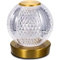 thumbnail image 1 of Neoglint Lampe de Chevet à Changement de Couleur RVB Lampe de Table Sans Fil Commande Tactile Télécommande 16 Couleurs de Lumière Veilleuse à Intensité Réglable Lampe de Bureau en Métal Cristal Rechargeable pour Chambre Bar Restaurant Café, 1 of 9