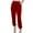 Red, variant on XFLWAM Womens Elastic High Waist Gold Velvet Trousers Casual Baggy Sweatpants Comfort Lounge Joggers Pants with Pockets Black S