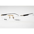 thumbnail image 1 of Hugo Boss BOSS 1265/D 0AOZ 00 Men's Matte Gold Rimless Eyeglasses, 1 of 1