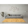 thumbnail image 3 of Ahgly Company Indoor Rectangle Abstract Brown Modern Area Rugs, 3' x 5', 3 of 4
