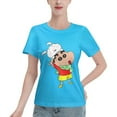 thumbnail image 1 of Women's Basic Short Sleeve T-Shirt Crayon Shin Chan, 1 of 6