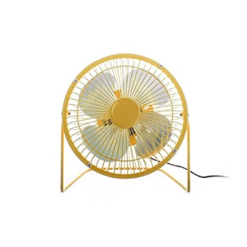 Eplze Mini 4 Usb Desk Fan Cooling Metal Table Fan Low Noise For