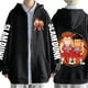 thumbnail image 3 of Chaqueta con capucha de Slam Dunk para hombre y mujer, Sudadera con capucha de Anime Sakuragi Hanamichi, abrigos informales con cremallera de lana, ropa de otoño, 3 of 4