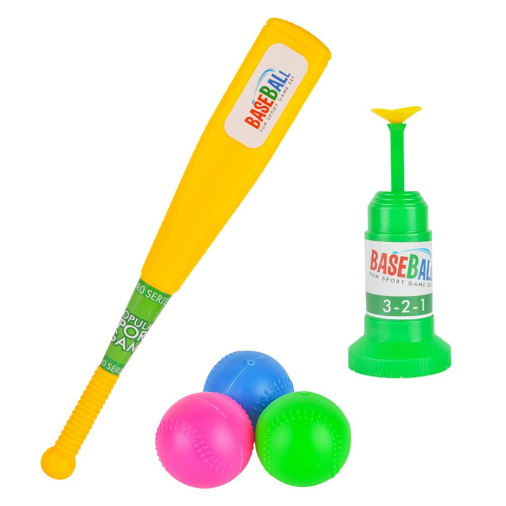 ABS Automatic Launcher Toddlers Baseball Toys for Fun Family Outdoor Game Dilwe Baseball Set Toy 