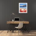 thumbnail image 3 of Mayes, Hilary 12x14 White Modern Wood Framed Museum Art Print Titled - Poppies by the Sea, 3 of 4