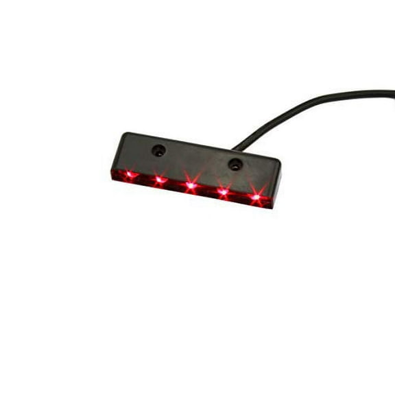 LED Map Light - High Power - 5 LED - Red LED Under Panel Footwell Light - 24VDC