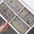 thumbnail image 3 of Multifunctional Jewelry Organizer: Jewelry Storage Tray with Display Holder for Rings, Bracelets, Necklaces, and More - Perfect Drawer Organizer Trays, 3 of 3