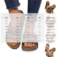 thumbnail image 3 of Slide Sandals for Women Plus-Size Wide Width Breathable Open Toe | Buckle Strap Beach Pool Slippers Thick Soft Sole, #1White-40, 3 of 9