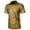 Gold, variant on Rloper-Lop Men's Metallic Golf Polo Shirts Trendy Sequin Quick Dry Short Sleeve Collared Tees Summer Nightclub Party for Men Fashion Tops
