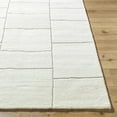 thumbnail image 4 of Hauteloom Xylia Wool Living Room, Bedroom Area Rug - Contemporary - Off White, Light Silver - 18" Sample, 4 of 6