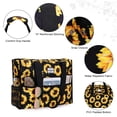 thumbnail image 6 of HAWEE Multipurpose Tote Bag with Zipper and 15 Pockets for Travel/ Work/Nurse Sunflower Print Weekender Duffle Bag Overnight Luggage organizer, 6 of 7