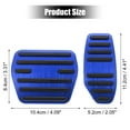 thumbnail image 3 of 1 Set Anti Slip Brake and Gas Accelerator Pedal Covers Foot Pedal Pads for Nissan Kicks X-Trail Rogue Sport Qashqai Blue, 3 of 6
