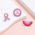 3Pieces Pink Ribbon Pins Bulk Breast Cancer Awareness Month Pins