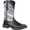 BLACK CHARCOAL GREY, variant on Faded Black Flag Western Boot