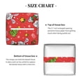 thumbnail image 5 of Sikiie Cute Christmas Bunny Leather Tissue Box Cover Square, tissue box holder - 5.2”x5.2”x5.2”, 5 of 7