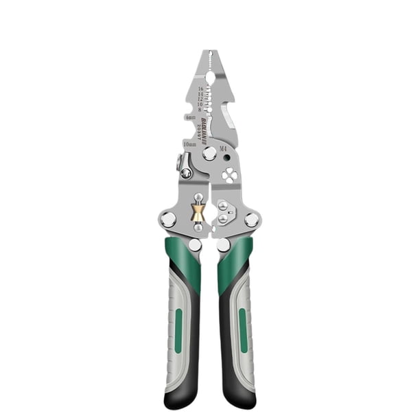 Pelacables plegable 18 en 1 Pelacables 18 en uno Plegable Crimper y pelacables Pelacables multifuncional Crimper Cutter Alicates para cortar